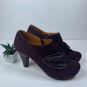 Anthropologie Suede CHIE MIHARA ankle boots